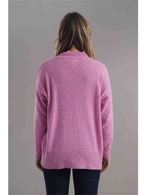 Maglia in misto lana brand unique | 24022FUXIA